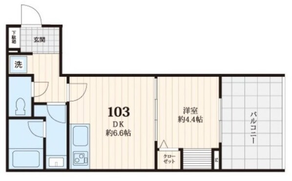 メゾンボヌールの物件間取画像